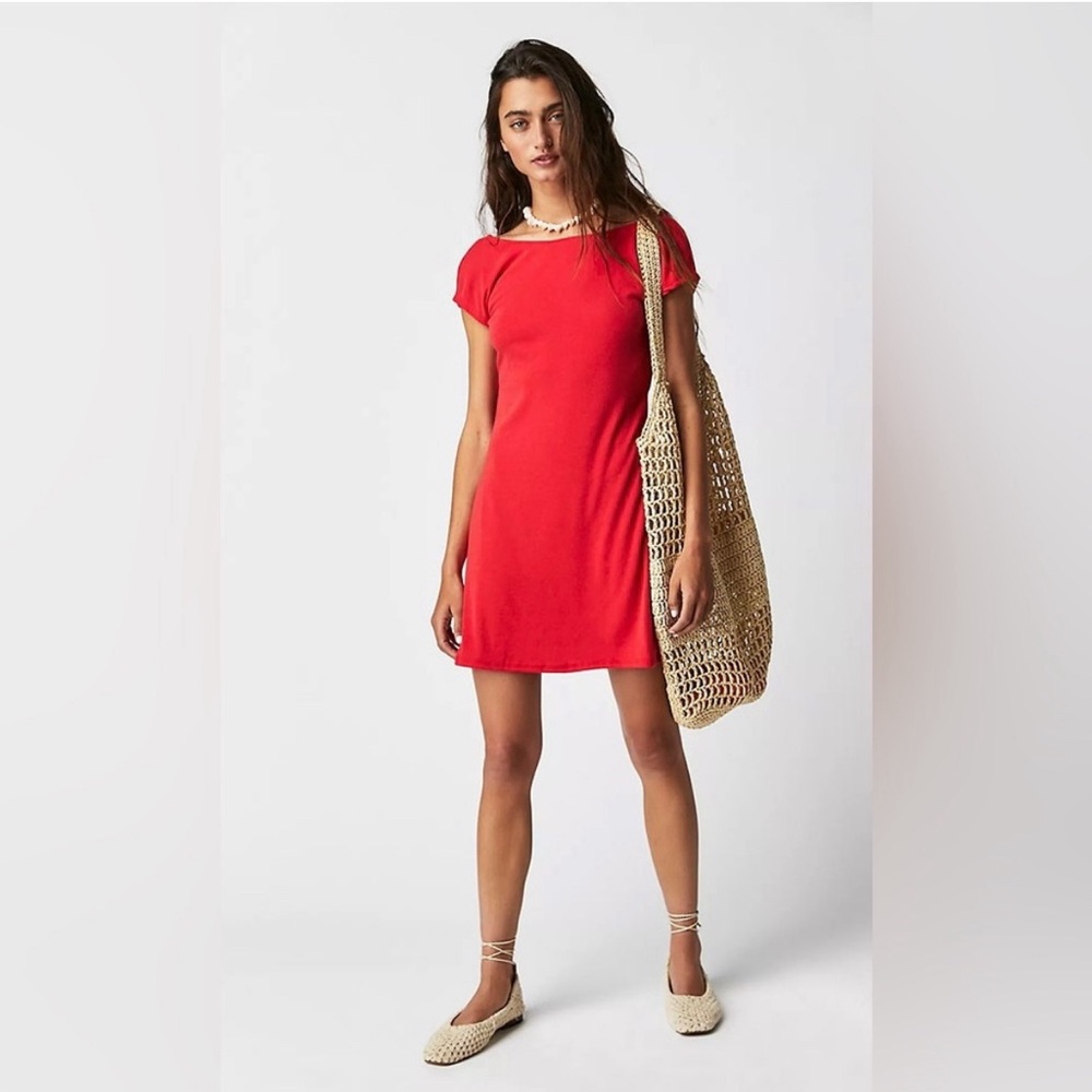 FP Beach Rosalia Low Back Mini Dress - NWT